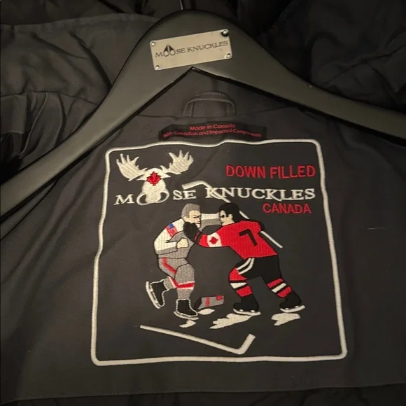 Moose Knuckles Original 3Q Fur Jacket – Size L – Granite / Black Fox Fur - Picture 7 of 16